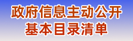 政府信息主動(dòng)公開基本目錄清單